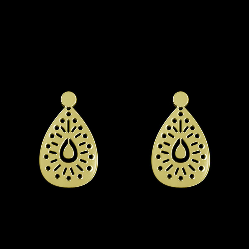 گوشواره طلا 18 عیار زنانه مدوپد مدل هندسی کد GA1-14985 گوشواره طلا 18 عیار زنانه مدوپد مدل هندسی کد GA1-14985