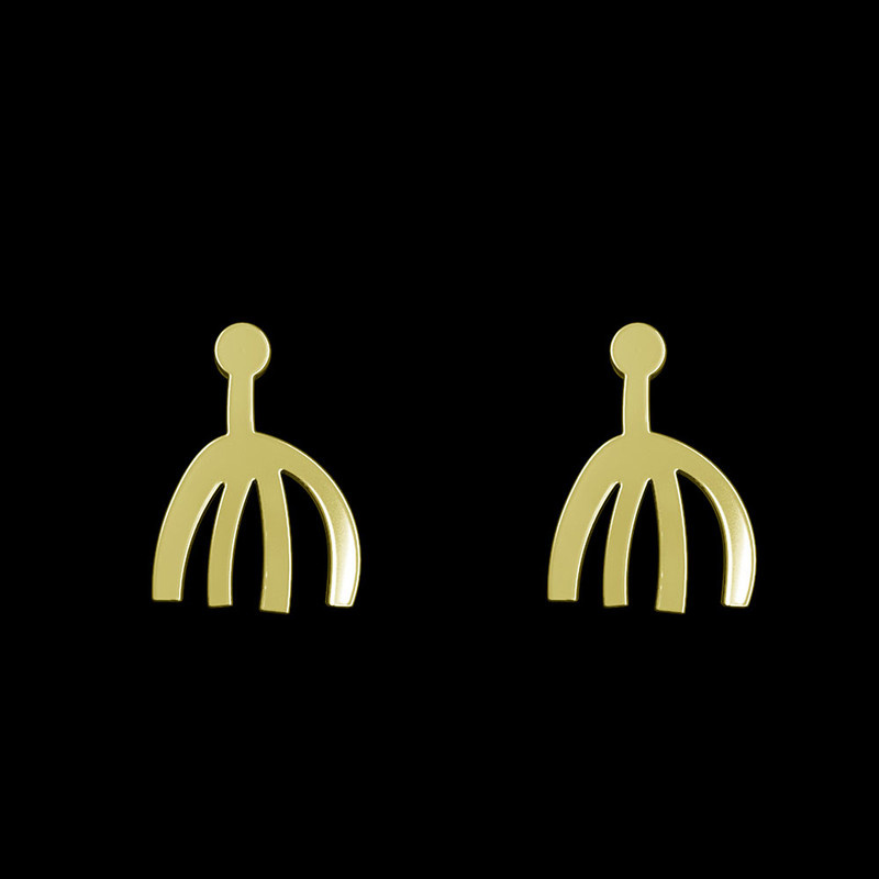 گوشواره طلا 18 عیار زنانه مدوپد مدل هندسی کد GA1-15042 گوشواره طلا 18 عیار زنانه مدوپد مدل هندسی کد GA1-15042