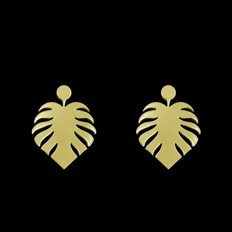 گوشواره طلا 18 عیار زنانه مدوپد مدل برگ کد GA1-15051 گوشواره طلا 18 عیار زنانه مدوپد مدل برگ کد GA1-15051