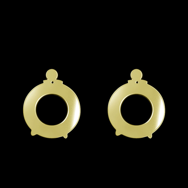 گوشواره طلا 18 عیار زنانه مدوپد مدل هندسی کد GA1-15080 گوشواره طلا 18 عیار زنانه مدوپد مدل هندسی کد GA1-15080