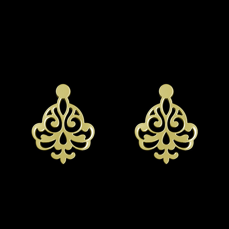 گوشواره طلا 18 عیار زنانه مدوپد مدل هندسی کد GA1-15119 گوشواره طلا 18 عیار زنانه مدوپد مدل هندسی کد GA1-15119