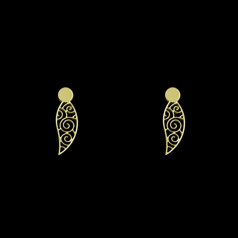 گوشواره طلا 18 عیار زنانه مدوپد مدل هندسی کد GA1-15206 گوشواره طلا 18 عیار زنانه مدوپد مدل هندسی کد GA1-15206