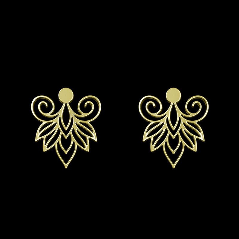 گوشواره طلا 18 عیار زنانه مدوپد مدل هندسی کد GA1-15213 گوشواره طلا 18 عیار زنانه مدوپد مدل هندسی کد GA1-15213