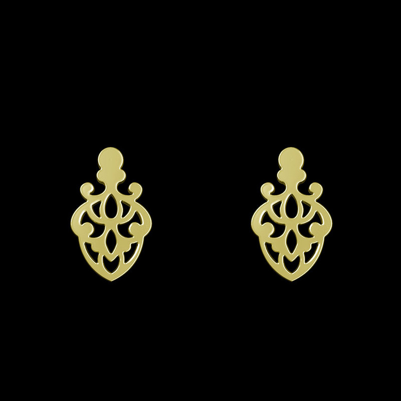 گوشواره طلا 18 عیار زنانه مدوپد مدل هندسی کد GA1-15214 گوشواره طلا 18 عیار زنانه مدوپد مدل هندسی کد GA1-15214