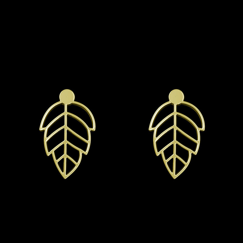 گوشواره طلا 18 عیار زنانه مدوپد مدل برگ کد GA1-15221 گوشواره طلا 18 عیار زنانه مدوپد مدل برگ کد GA1-15221