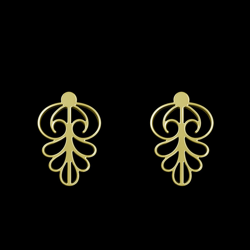 گوشواره طلا 18 عیار زنانه مدوپد مدل هندسی کد GA1-15233 گوشواره طلا 18 عیار زنانه مدوپد مدل هندسی کد GA1-15233