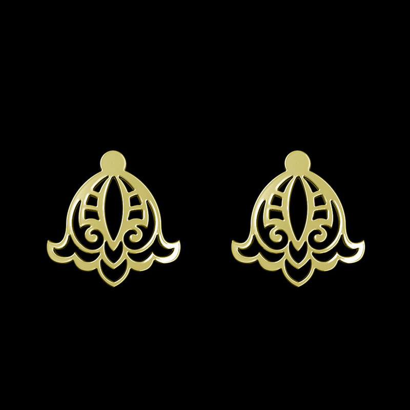 گوشواره طلا 18 عیار زنانه مدوپد مدل هندسی کد GA1-15237 گوشواره طلا 18 عیار زنانه مدوپد مدل هندسی کد GA1-15237