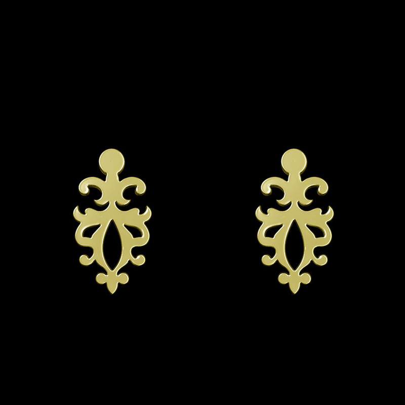 گوشواره طلا 18 عیار زنانه مدوپد مدل هندسی کد GA1-15238 گوشواره طلا 18 عیار زنانه مدوپد مدل هندسی کد GA1-15238