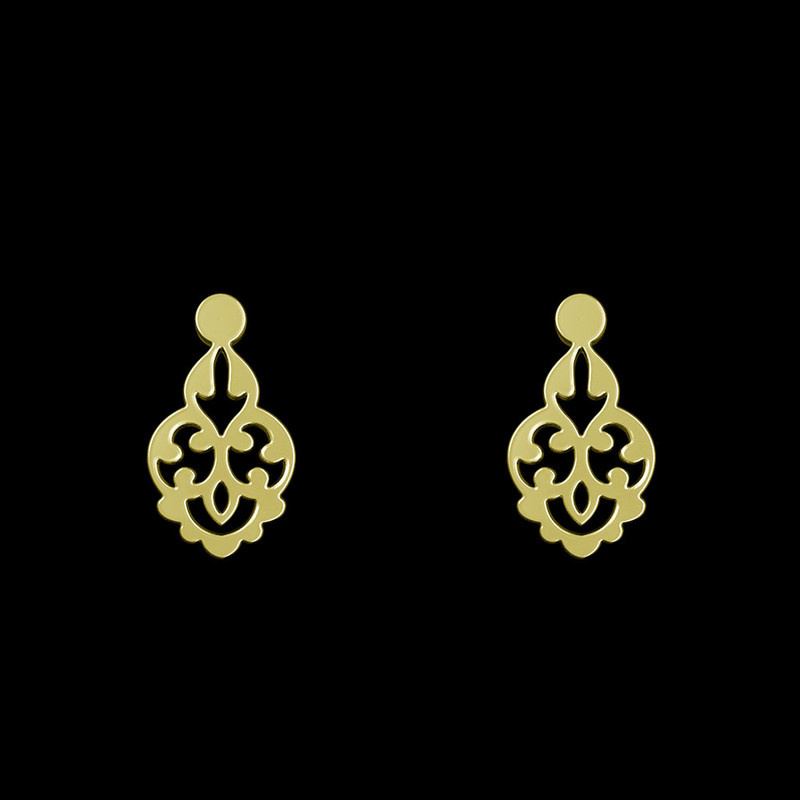 گوشواره طلا 18 عیار زنانه مدوپد مدل اسلیمی کد GA1-15251 گوشواره طلا 18 عیار زنانه مدوپد مدل اسلیمی کد GA1-15251