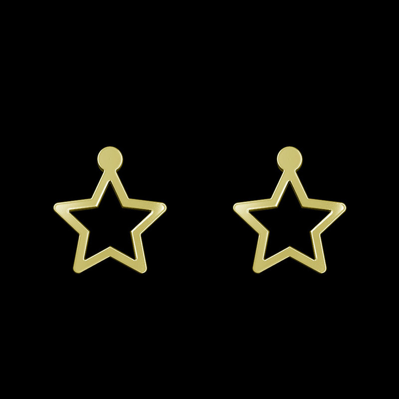 گوشواره طلا 18 عیار زنانه مدوپد مدل ستاره کد GA1-15353 گوشواره طلا 18 عیار زنانه مدوپد مدل ستاره کد GA1-15353