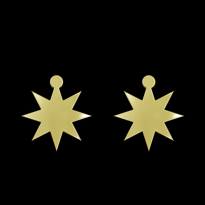 گوشواره طلا 18 عیار زنانه مدوپد مدل ستاره کد GA1-15367 گوشواره طلا 18 عیار زنانه مدوپد مدل ستاره کد GA1-15367