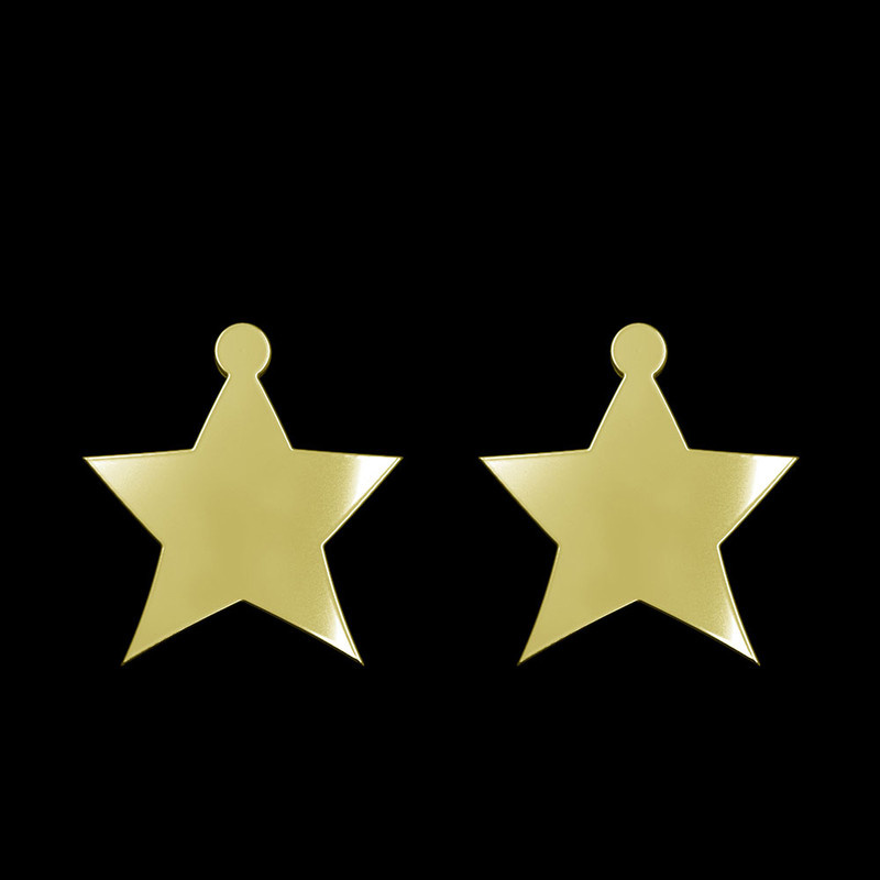 گوشواره طلا 18 عیار زنانه مدوپد مدل ستاره کد GA1-15369 گوشواره طلا 18 عیار زنانه مدوپد مدل ستاره کد GA1-15369