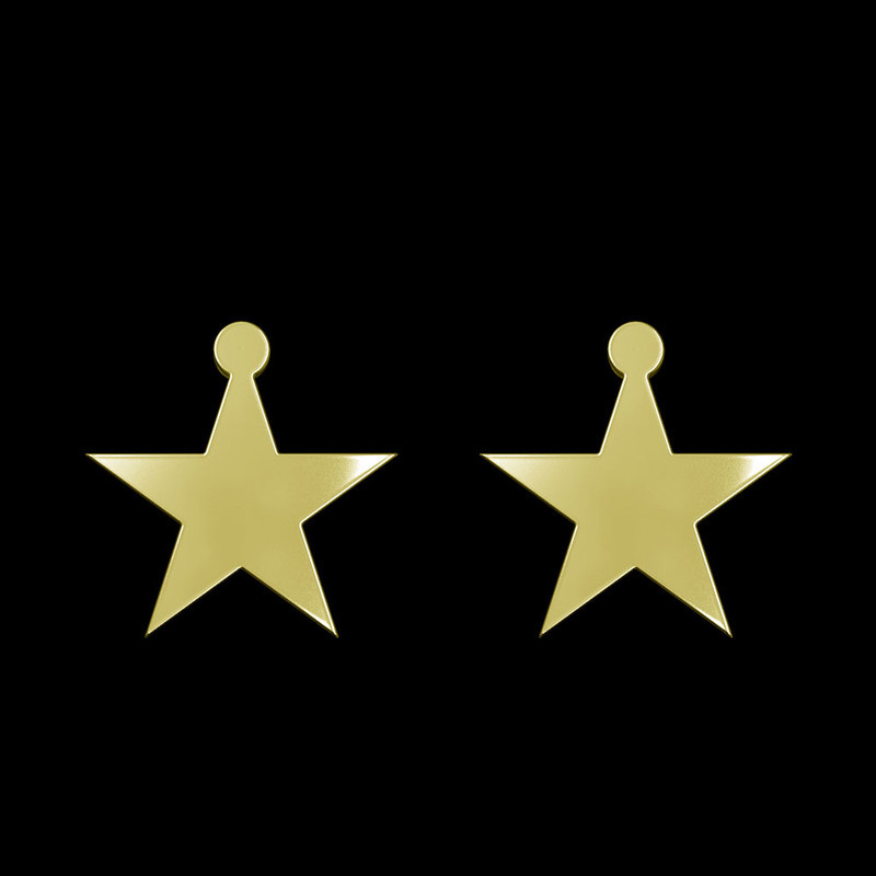 گوشواره طلا 18 عیار زنانه مدوپد مدل ستاره کد GA1-15399 گوشواره طلا 18 عیار زنانه مدوپد مدل ستاره کد GA1-15399