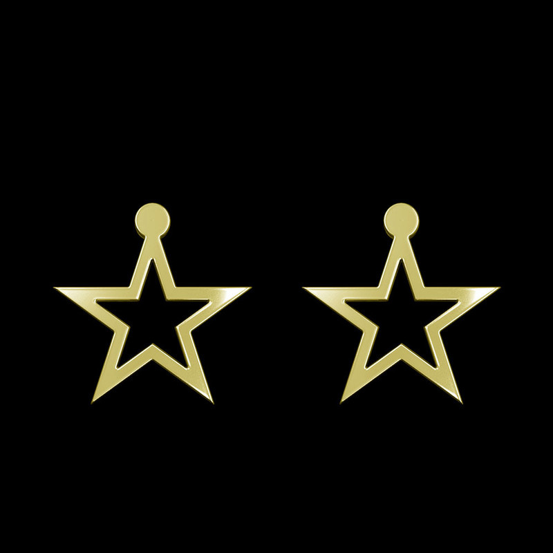 گوشواره طلا 18 عیار زنانه مدوپد مدل ستاره کد GA1-15402 گوشواره طلا 18 عیار زنانه مدوپد مدل ستاره کد GA1-15402