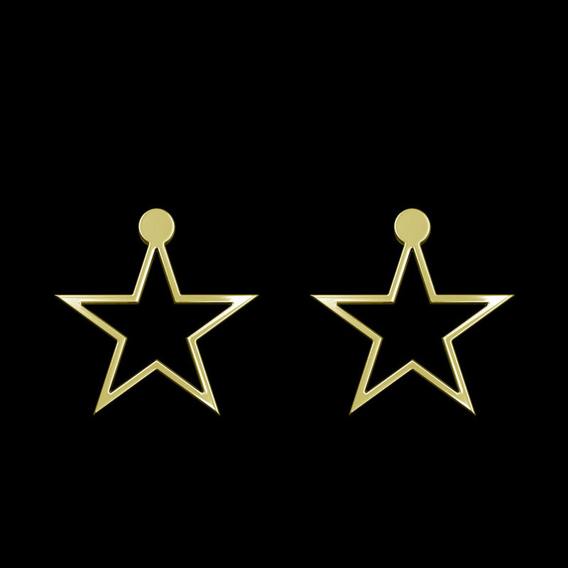 گوشواره طلا 18 عیار زنانه مدوپد مدل ستاره کد GA1-15403 گوشواره طلا 18 عیار زنانه مدوپد مدل ستاره کد GA1-15403