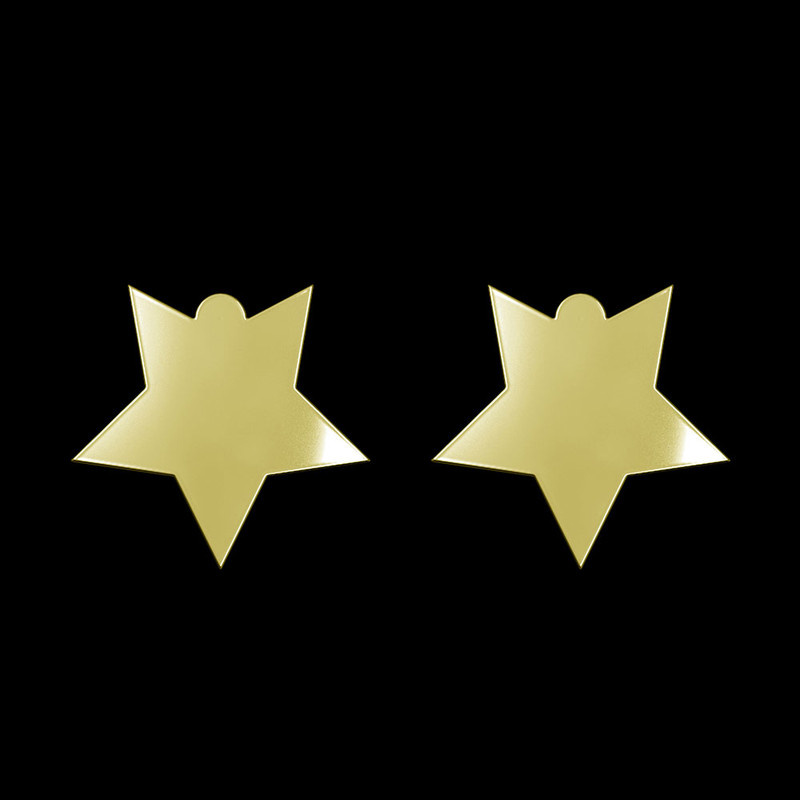 گوشواره طلا 18 عیار زنانه مدوپد مدل ستاره کد GA1-15413 گوشواره طلا 18 عیار زنانه مدوپد مدل ستاره کد GA1-15413