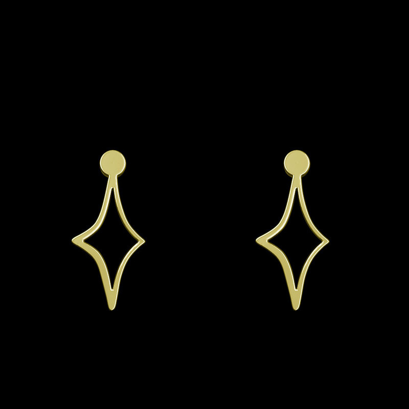 گوشواره طلا 18 عیار زنانه مدوپد مدل ستاره کد GA1-15416 گوشواره طلا 18 عیار زنانه مدوپد مدل ستاره کد GA1-15416