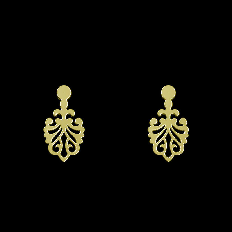 گوشواره طلا 18 عیار زنانه مدوپد مدل اسلیمی کد GA1-15277 گوشواره طلا 18 عیار زنانه مدوپد مدل اسلیمی کد GA1-15277