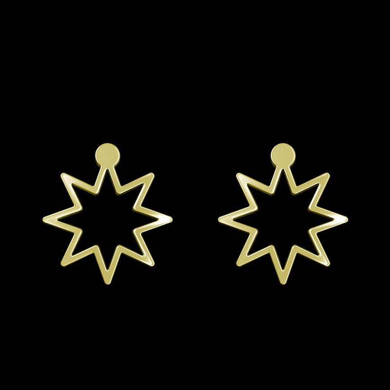 گوشواره طلا 18 عیار زنانه مدوپد مدل ستاره کد GA1-15453 گوشواره طلا 18 عیار زنانه مدوپد مدل ستاره کد GA1-15453