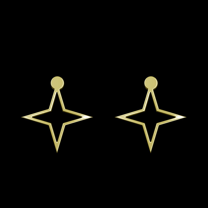 گوشواره طلا 18 عیار زنانه مدوپد مدل ستاره کد GA1-15488 گوشواره طلا 18 عیار زنانه مدوپد مدل ستاره کد GA1-15488