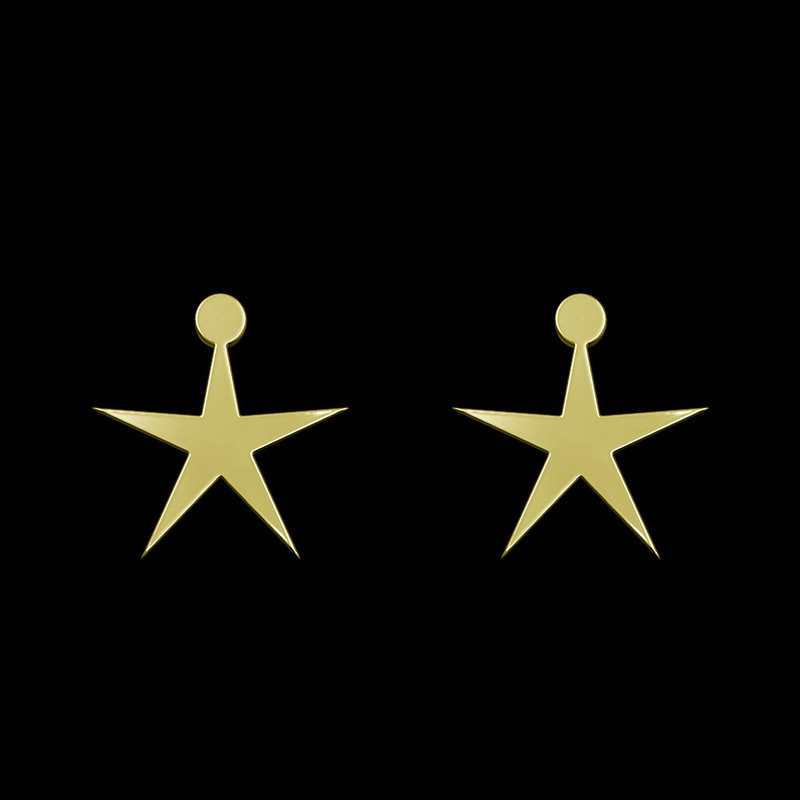 گوشواره طلا 18 عیار زنانه مدوپد مدل ستاره کد GA1-15509 گوشواره طلا 18 عیار زنانه مدوپد مدل ستاره کد GA1-15509