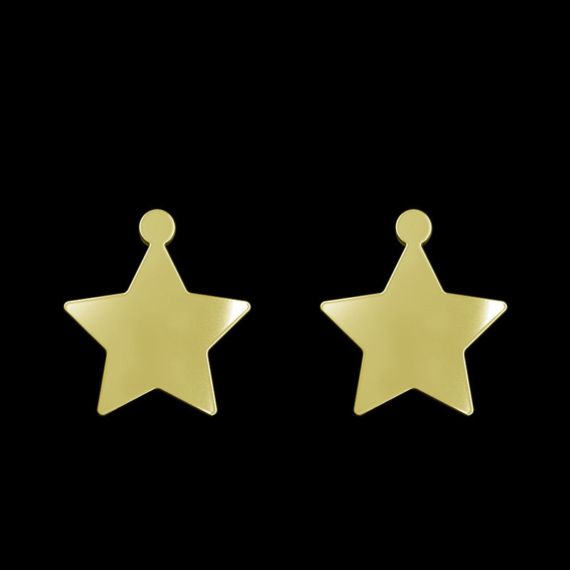 گوشواره طلا 18 عیار زنانه مدوپد مدل ستاره کد GA1-15514 گوشواره طلا 18 عیار زنانه مدوپد مدل ستاره کد GA1-15514