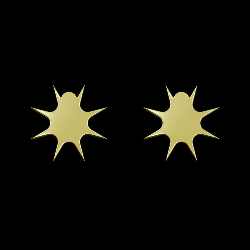 گوشواره طلا 18 عیار زنانه مدوپد مدل ستاره کد GA1-15522 گوشواره طلا 18 عیار زنانه مدوپد مدل ستاره کد GA1-15522