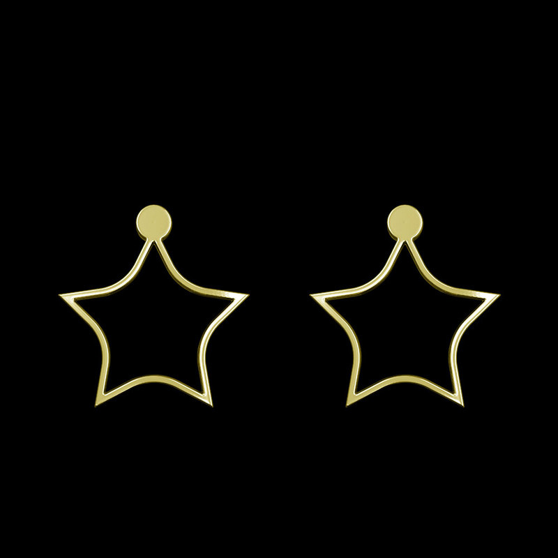 گوشواره طلا 18 عیار زنانه مدوپد مدل ستاره کد GA1-15534 گوشواره طلا 18 عیار زنانه مدوپد مدل ستاره کد GA1-15534