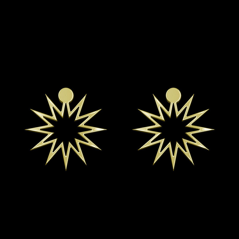 گوشواره طلا 18 عیار زنانه مدوپد مدل ستاره کد GA1-15546 گوشواره طلا 18 عیار زنانه مدوپد مدل ستاره کد GA1-15546