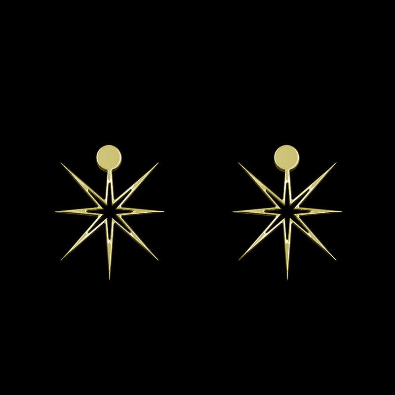 گوشواره طلا 18 عیار زنانه مدوپد مدل ستاره کد GA1-15559 گوشواره طلا 18 عیار زنانه مدوپد مدل ستاره کد GA1-15559