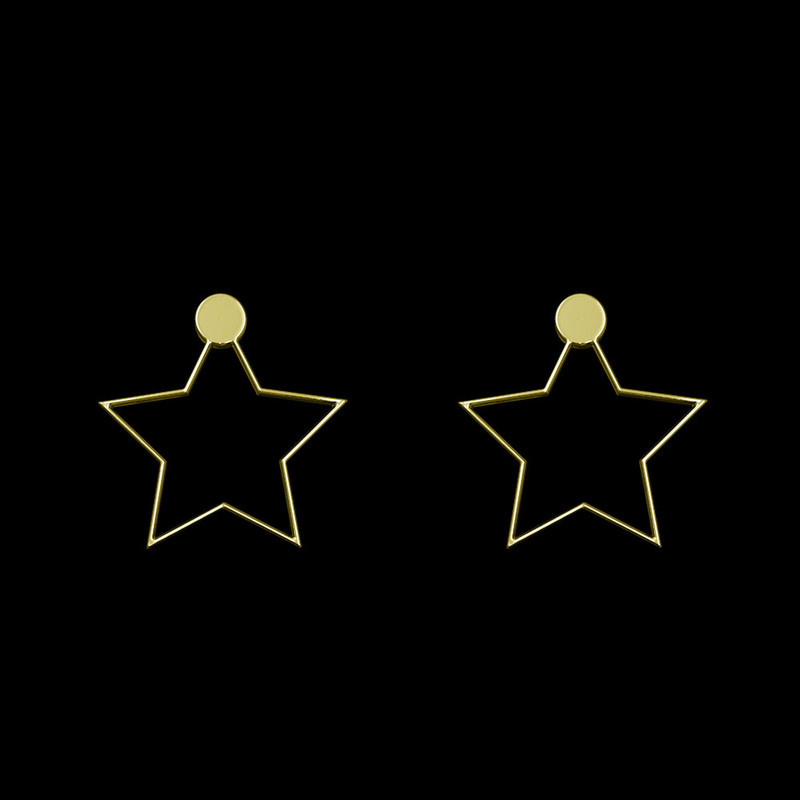 گوشواره طلا 18 عیار زنانه مدوپد مدل ستاره کد GA1-15568 گوشواره طلا 18 عیار زنانه مدوپد مدل ستاره کد GA1-15568