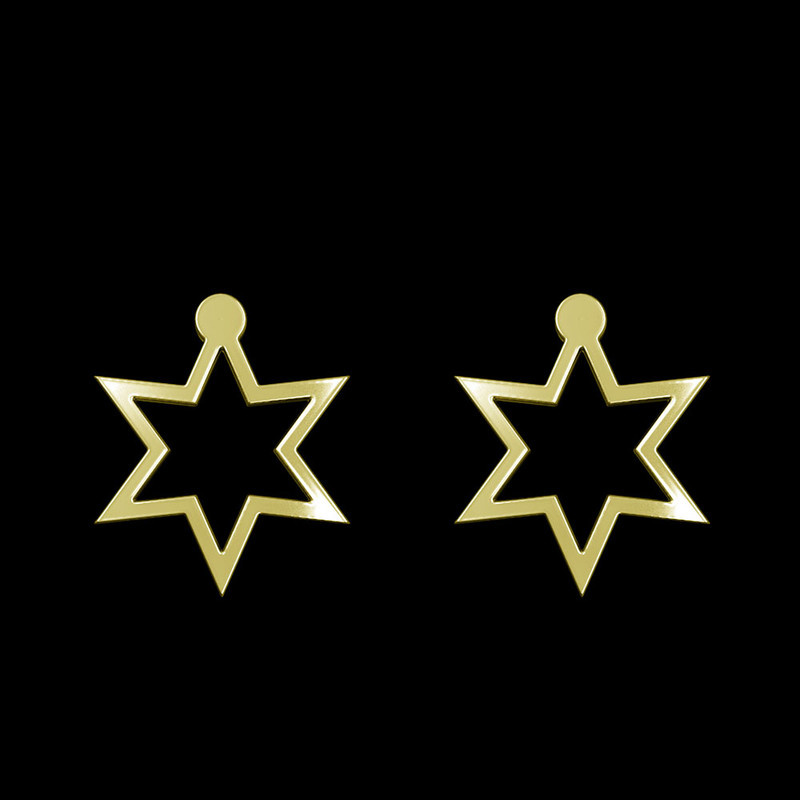 گوشواره طلا 18 عیار زنانه مدوپد مدل ستاره کد GA1-15570 گوشواره طلا 18 عیار زنانه مدوپد مدل ستاره کد GA1-15570