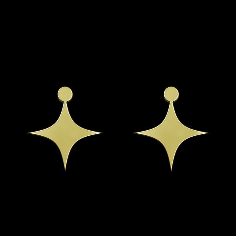 گوشواره طلا 18 عیار زنانه مدوپد مدل ستاره کد GA1-15578 گوشواره طلا 18 عیار زنانه مدوپد مدل ستاره کد GA1-15578