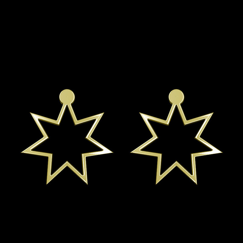 گوشواره طلا 18 عیار زنانه مدوپد مدل ستاره کد GA1-15579 گوشواره طلا 18 عیار زنانه مدوپد مدل ستاره کد GA1-15579