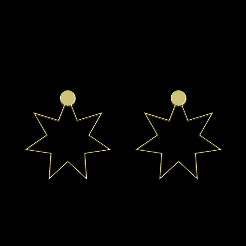 گوشواره طلا 18 عیار زنانه مدوپد مدل ستاره کد GA1-15580 گوشواره طلا 18 عیار زنانه مدوپد مدل ستاره کد GA1-15580