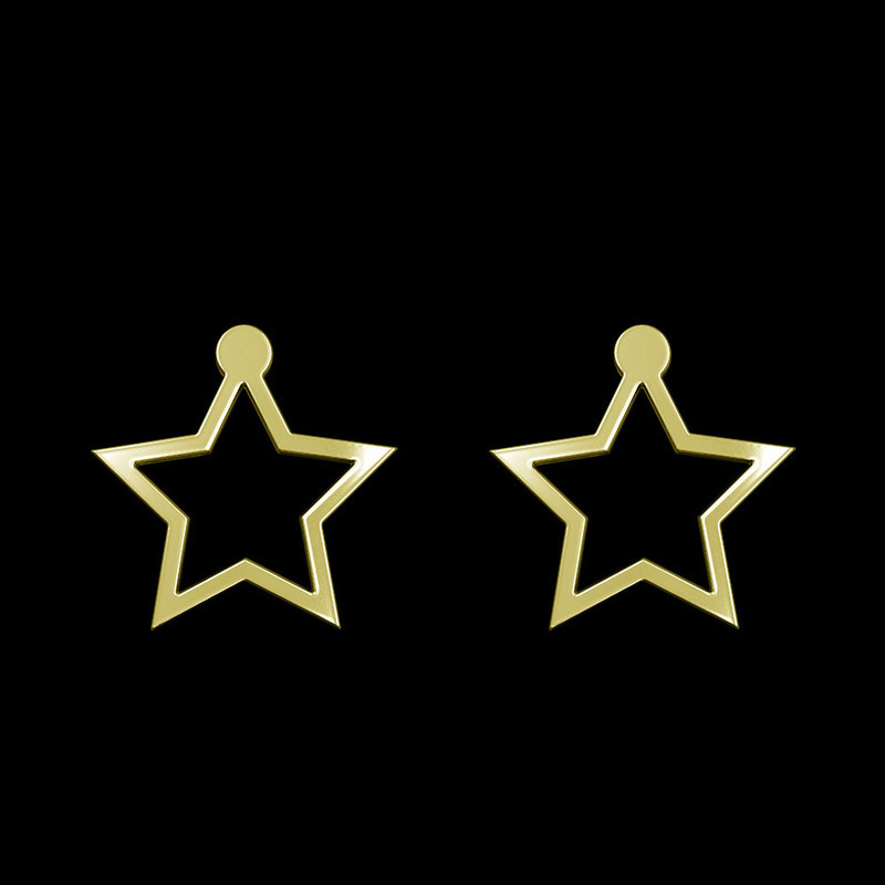گوشواره طلا 18 عیار زنانه مدوپد مدل ستاره کد GA1-15581 گوشواره طلا 18 عیار زنانه مدوپد مدل ستاره کد GA1-15581