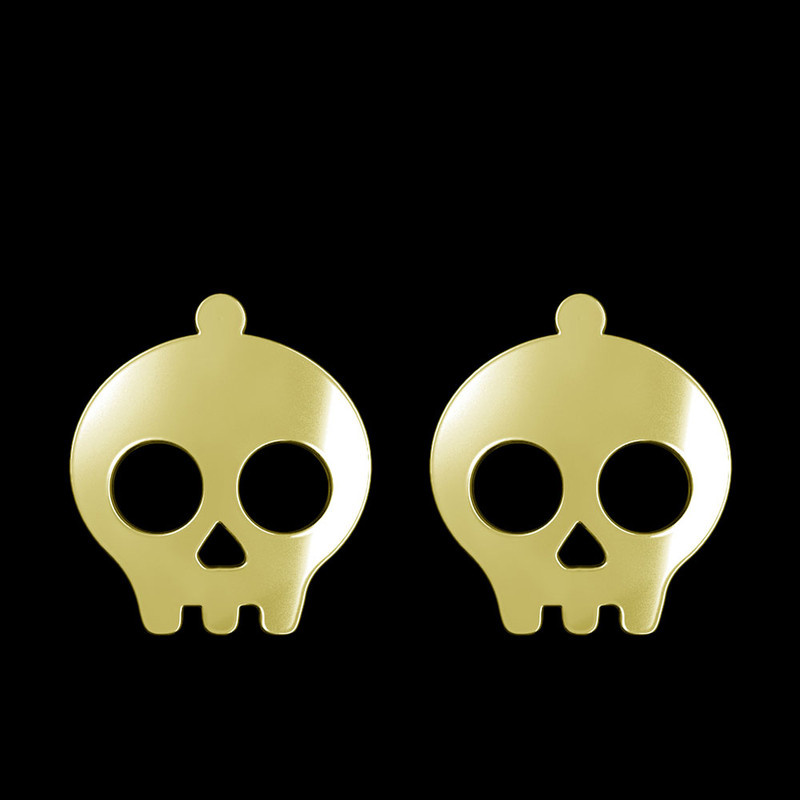 گوشواره طلا 18 عیار زنانه مدوپد مدل جمجمه کد GA1-15665 گوشواره طلا 18 عیار زنانه مدوپد مدل جمجمه کد GA1-15665