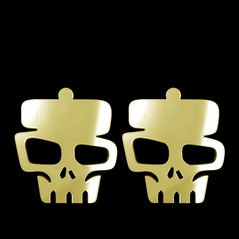 گوشواره طلا 18 عیار زنانه مدوپد مدل جمجمه کد GA1-15673 گوشواره طلا 18 عیار زنانه مدوپد مدل جمجمه کد GA1-15673