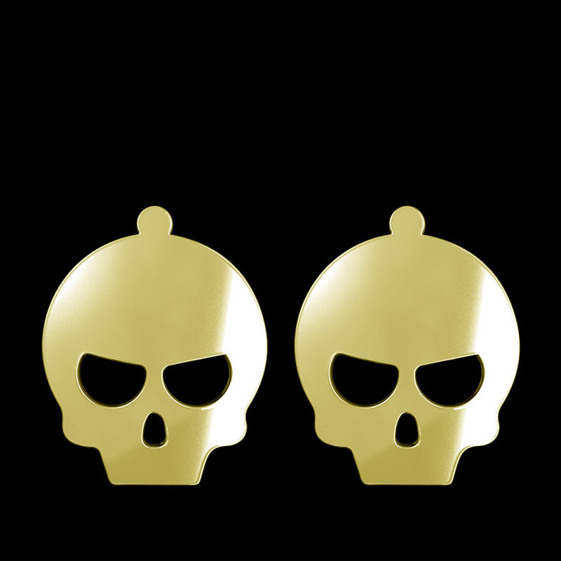 گوشواره طلا 18 عیار زنانه مدوپد مدل جمجمه کد GA1-15714 گوشواره طلا 18 عیار زنانه مدوپد مدل جمجمه کد GA1-15714