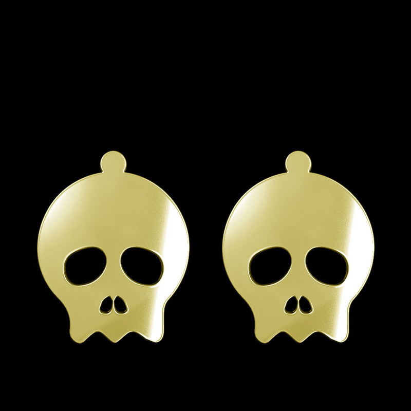 گوشواره طلا 18 عیار زنانه مدوپد مدل جمجمه کد GA1-15715 گوشواره طلا 18 عیار زنانه مدوپد مدل جمجمه کد GA1-15715