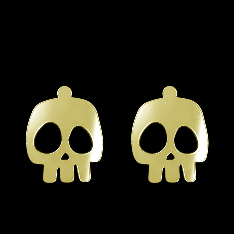 گوشواره طلا 18 عیار زنانه مدوپد مدل جمجمه کد GA1-15718 گوشواره طلا 18 عیار زنانه مدوپد مدل جمجمه کد GA1-15718