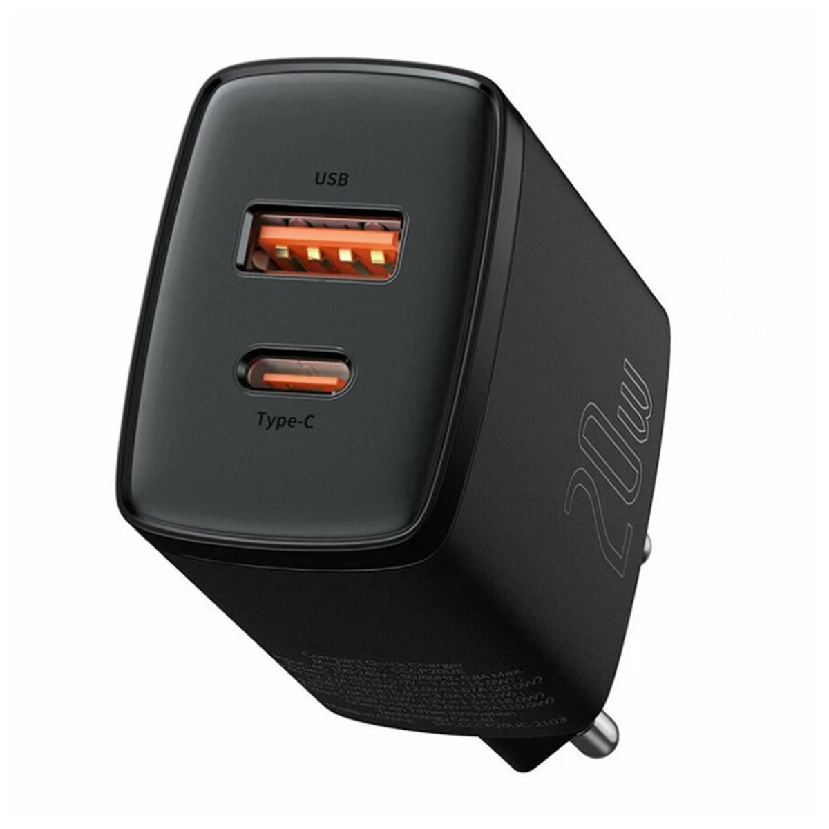 شارژر دیواری باسئوس مدل CCXJ-B01-مشکی شارژر دیواری باسئوس مدل CCXJ-B01-مشکی