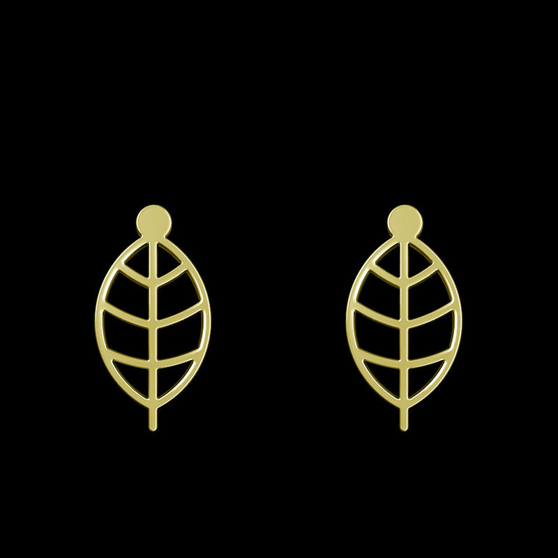 گوشواره طلا 18 عیار زنانه مدوپد مدل برگ کد GA1-15897 گوشواره طلا 18 عیار زنانه مدوپد مدل برگ کد GA1-15897