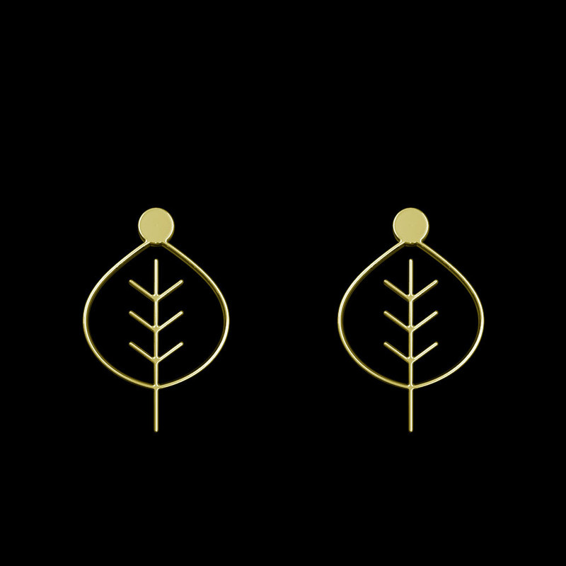 گوشواره طلا 18 عیار زنانه مدوپد مدل برگ کد GA1-15911 گوشواره طلا 18 عیار زنانه مدوپد مدل برگ کد GA1-15911