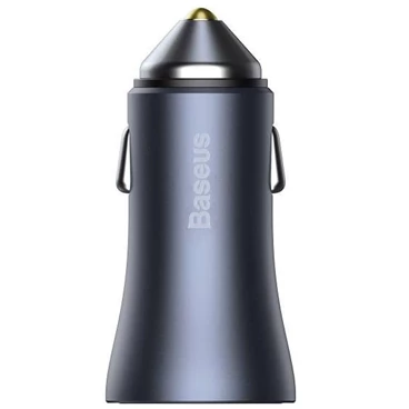 شارژر فندکی باسئوس مدل Golden Contactor Pro QC TZCCJD-B0G به همراه کابل تبدیل لایتنینگ شارژر فندکی باسئوس مدل Golden Contactor Pro QC TZCCJD-B0G به همراه کابل تبدیل لایتنینگ