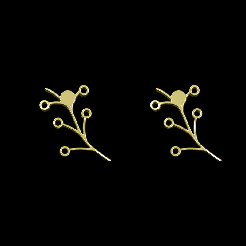 گوشواره طلا 18 عیار زنانه مدوپد مدل برگ کد GA1-15969 گوشواره طلا 18 عیار زنانه مدوپد مدل برگ کد GA1-15969