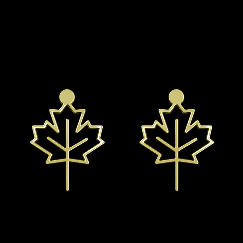 گوشواره طلا 18 عیار زنانه مدوپد مدل برگ کد GA1-16015 گوشواره طلا 18 عیار زنانه مدوپد مدل برگ کد GA1-16015