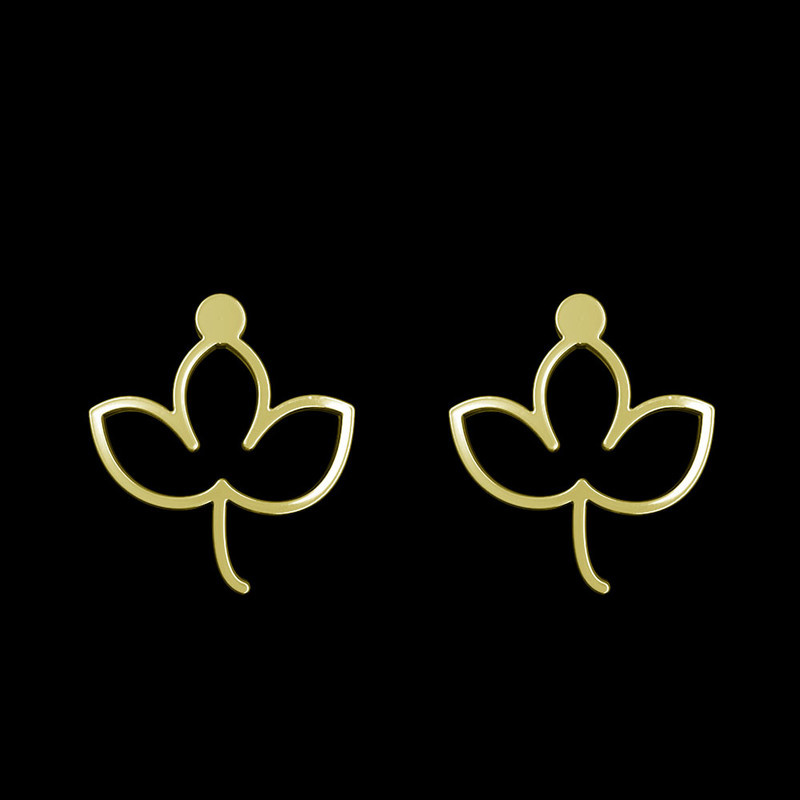 گوشواره طلا 18 عیار زنانه مدوپد مدل برگ کد GA1-16032 گوشواره طلا 18 عیار زنانه مدوپد مدل برگ کد GA1-16032