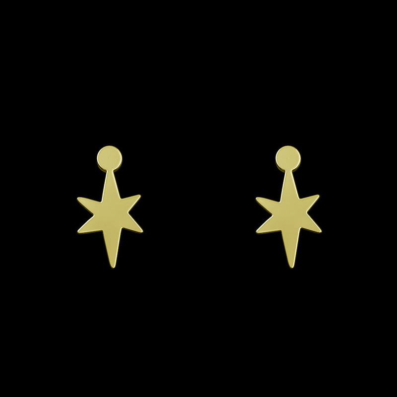 گوشواره طلا 18 عیار زنانه مدوپد مدل ستاره کد GA1-16040 گوشواره طلا 18 عیار زنانه مدوپد مدل ستاره کد GA1-16040