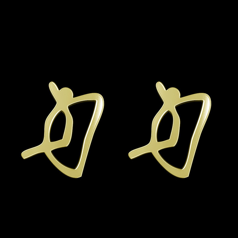 گوشواره طلا 18 عیار زنانه مدوپد مدل هندسی کد GA1-16109 گوشواره طلا 18 عیار زنانه مدوپد مدل هندسی کد GA1-16109